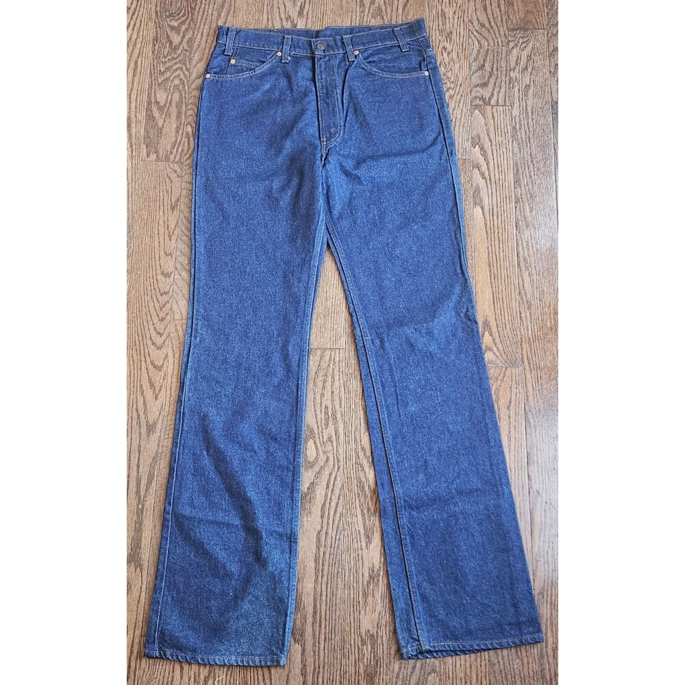 Vtg LEVIS 517 Jeans 36x36 Bootcut Orange Tab Faded Frayed Skol Mens